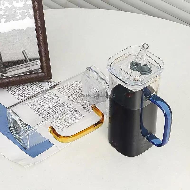 Elegant glass travel mug - 1pc insulated design