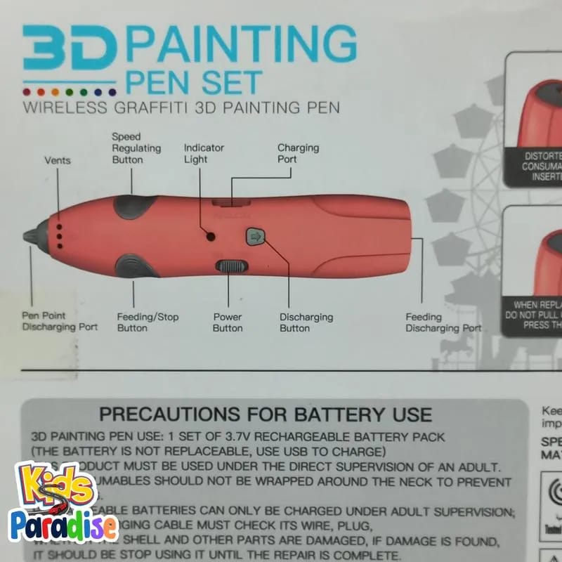 Deluxe 3D art n craft drawing pen set
