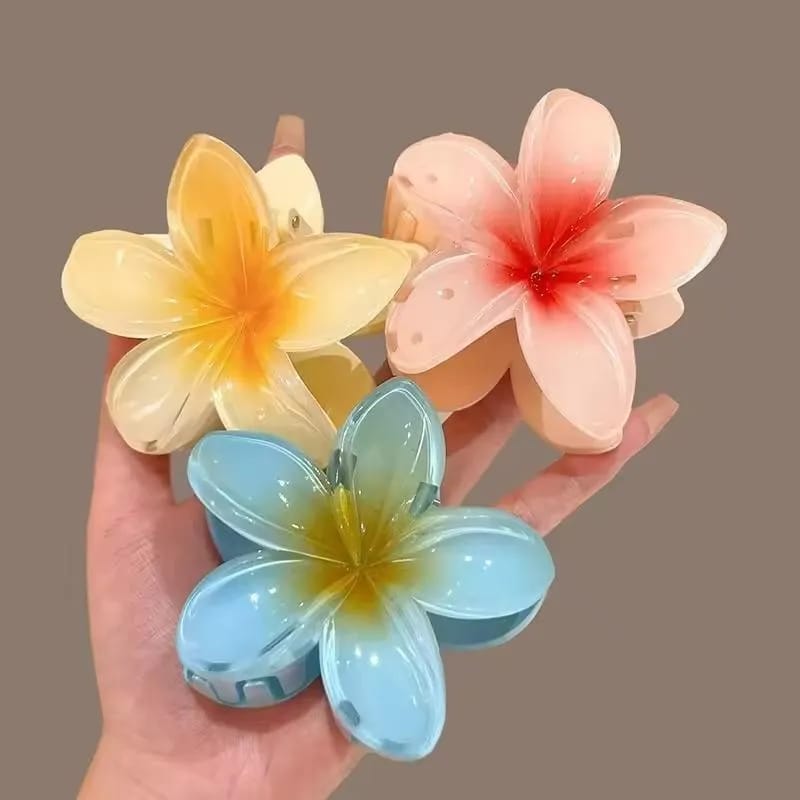 Flower hair clip