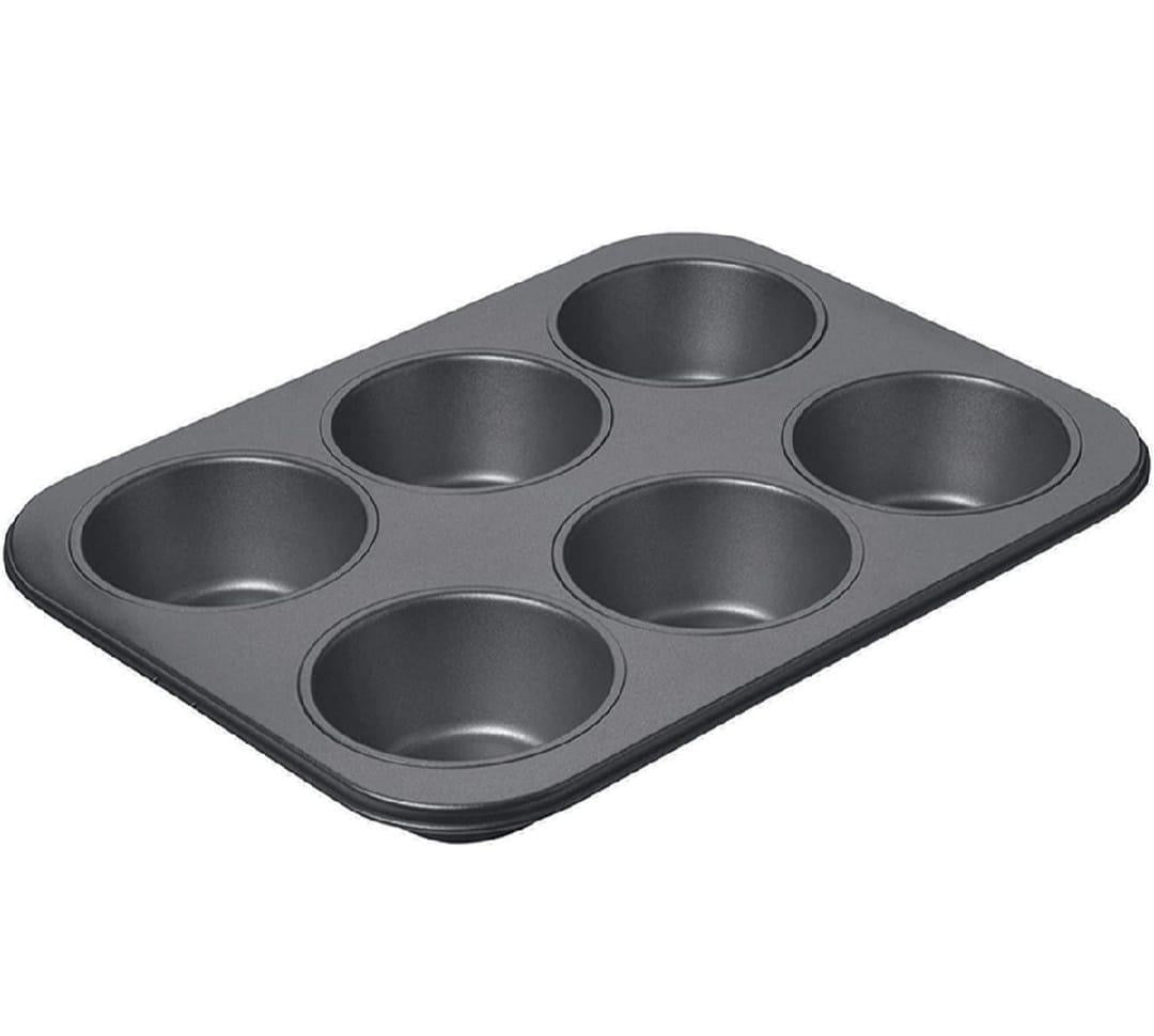6 cup non stick muffin pan - baking tray