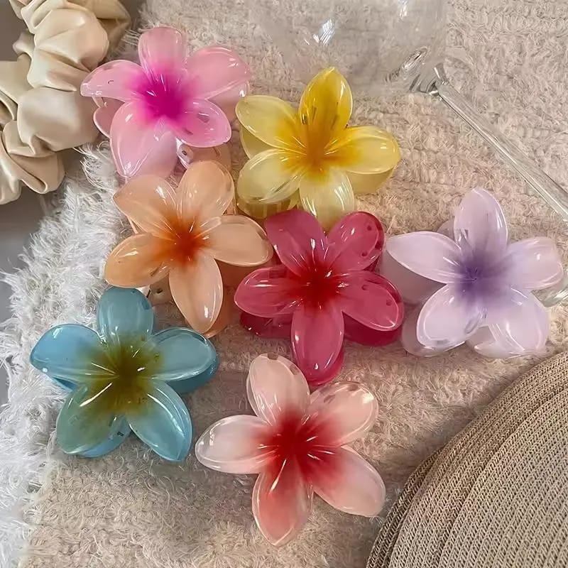 Flower hair clip