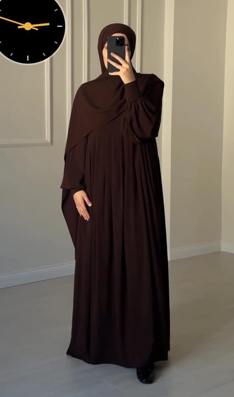Georgette plain full abaya