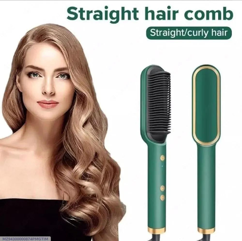 Professional hair straightener brush