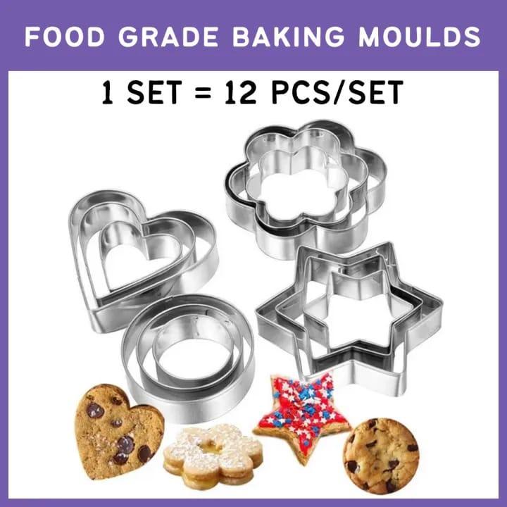 Baking - cookie cutters - pack of 12