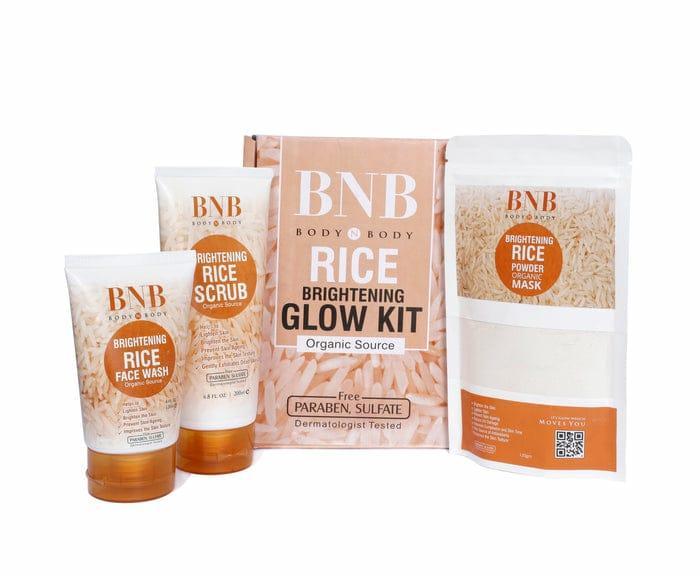 Rice brightening glow kit 3 in 1