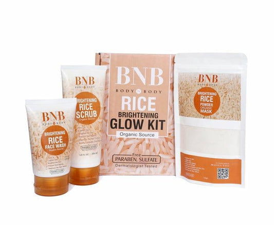Rice brightening glow kit 3 in 1