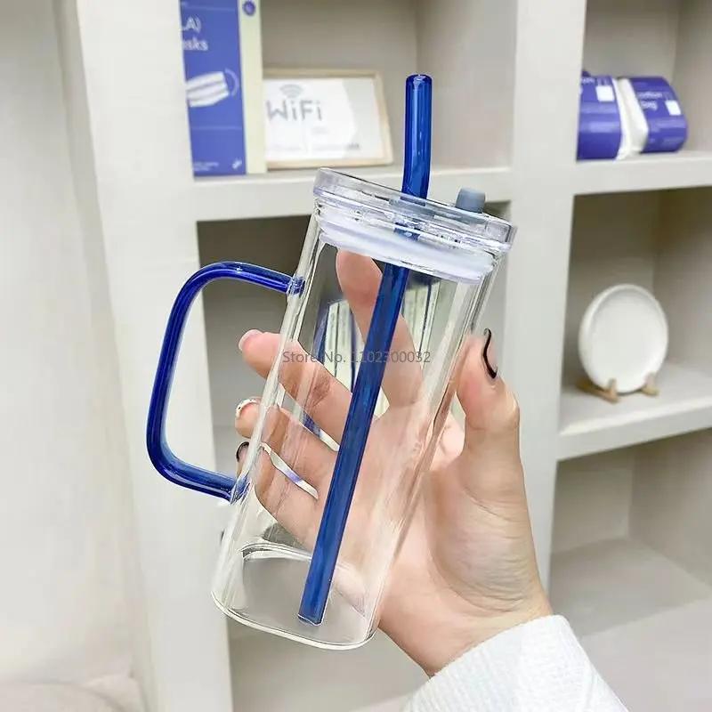Elegant glass travel mug - 1pc insulated design