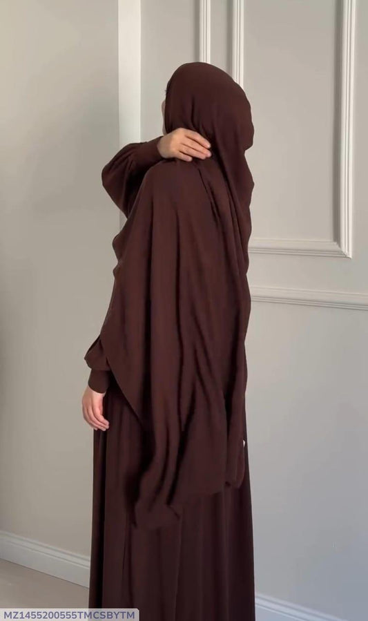 Georgette plain full abaya