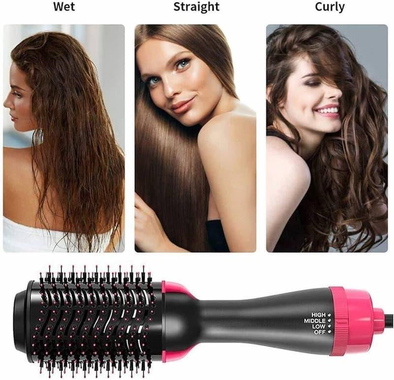 One step hair dryer and styler