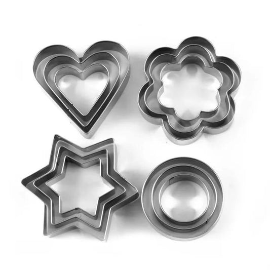 Baking - cookie cutters - pack of 12